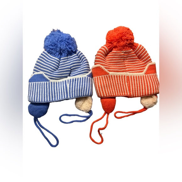 NWT Zacharias Kid Cap Teddy Bear Look Pack of 2 Winter Woolen Cap❄️☃️ - Picture 2 of 6